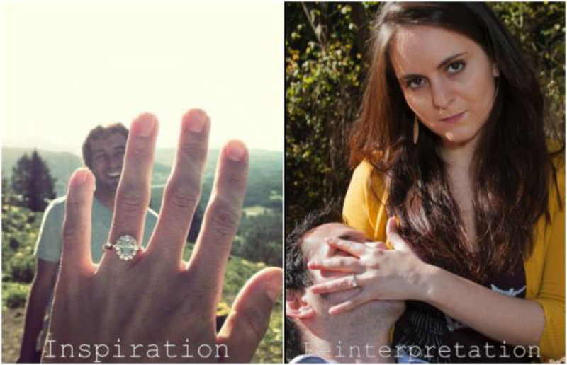 Illustration for article titled Couple Hilariously Mocks Stereotypes in Cheesy Engagement Pics